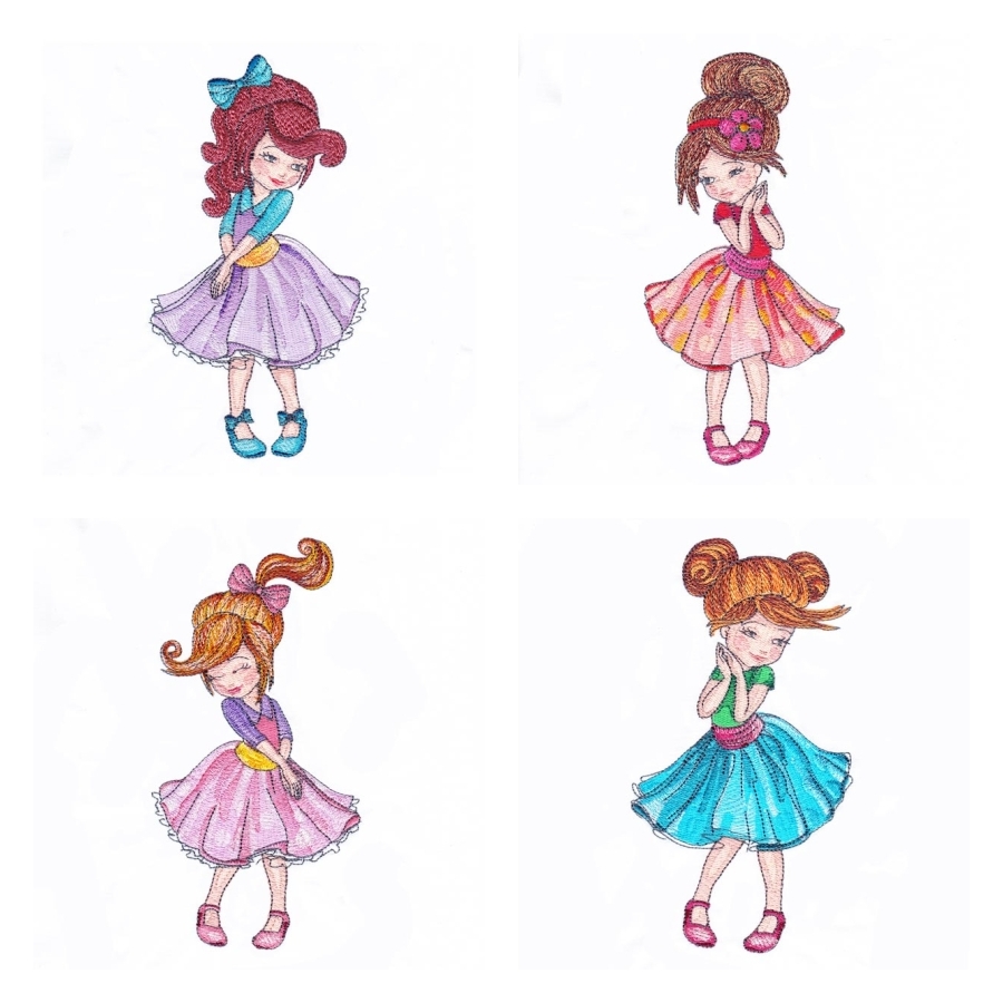 Dressed-up Girls