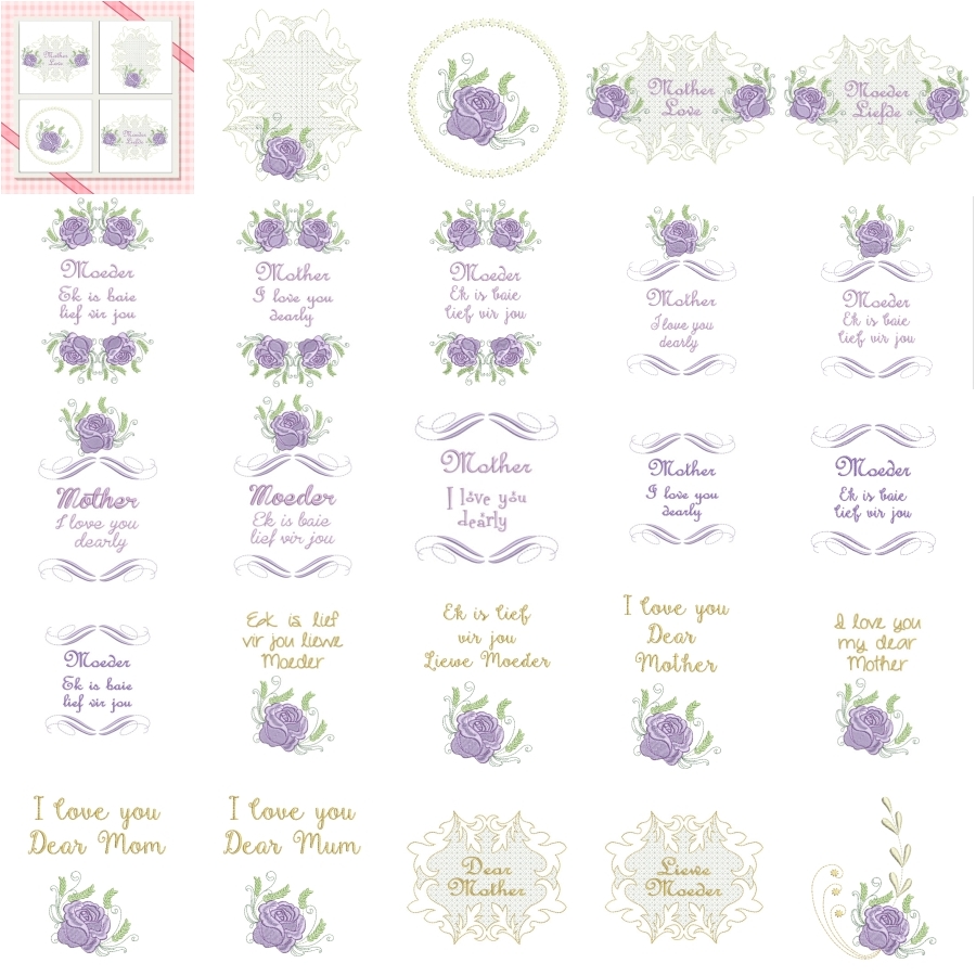 Purple Rose Mothers Day Mega Set