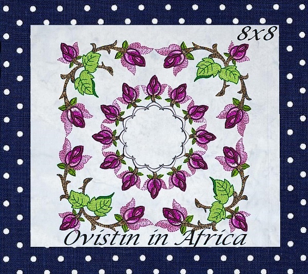 Rose Quilt Blocks and Borders-3