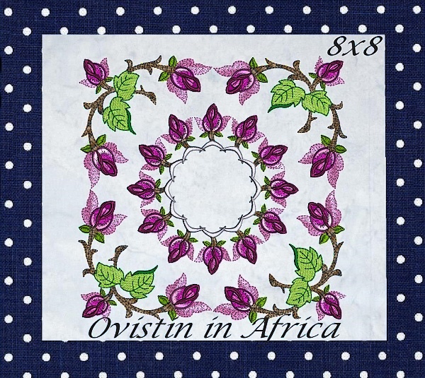 Rose Quilt Blocks and Borders-3