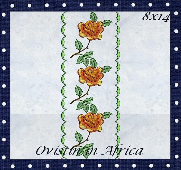 Rose Quilt Blocks and Borders-5