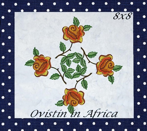 Rose Quilt Blocks and Borders-13