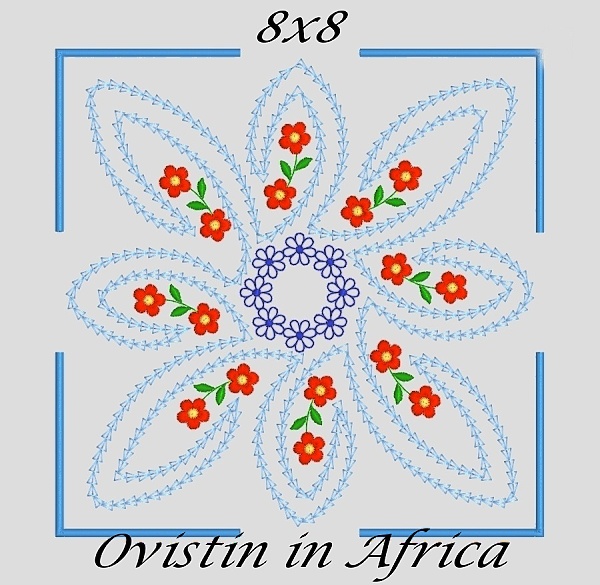 Twerly Quilt Blocks and Flowers.-10