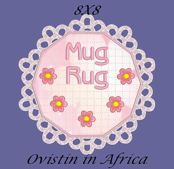 FSL Applique Mug Rugs 8x8-3