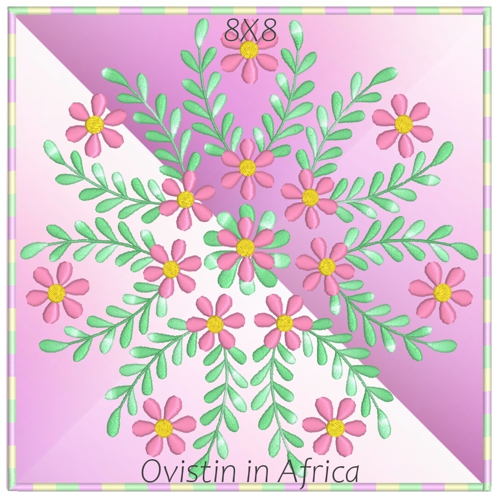 Quilt Blocks App. Borders Floral. OregonPatchWorks