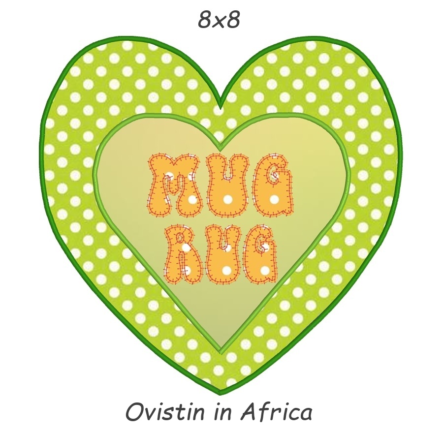 Applique Logo Mug Rugs and Placemats-7