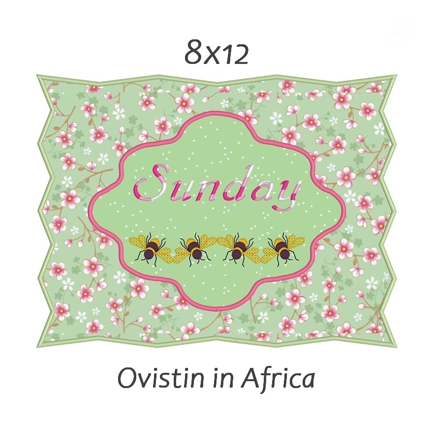 Baby Nursery Applique Placemats-5