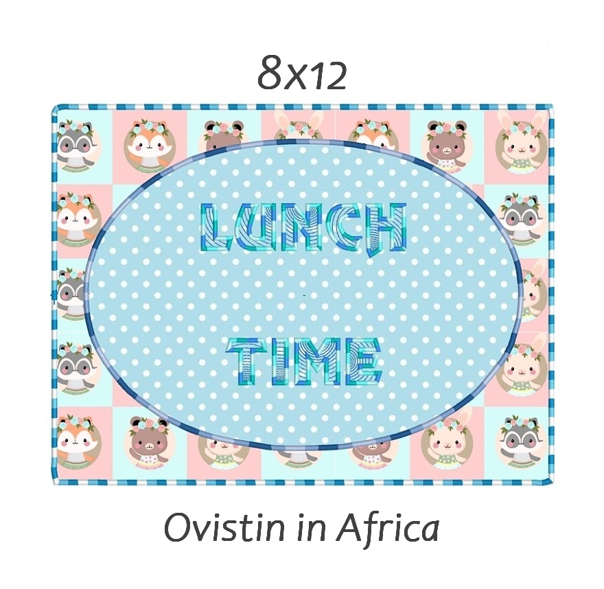 Baby Nursery Applique Placemats-6