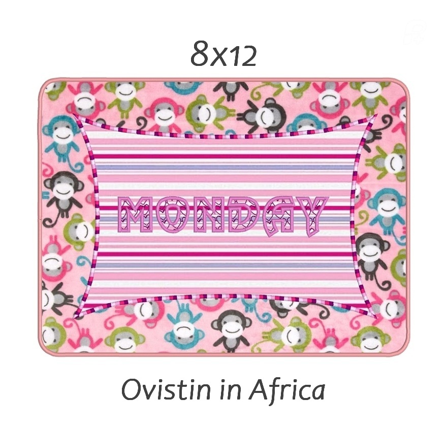 Baby Nursery Applique Placemats-8