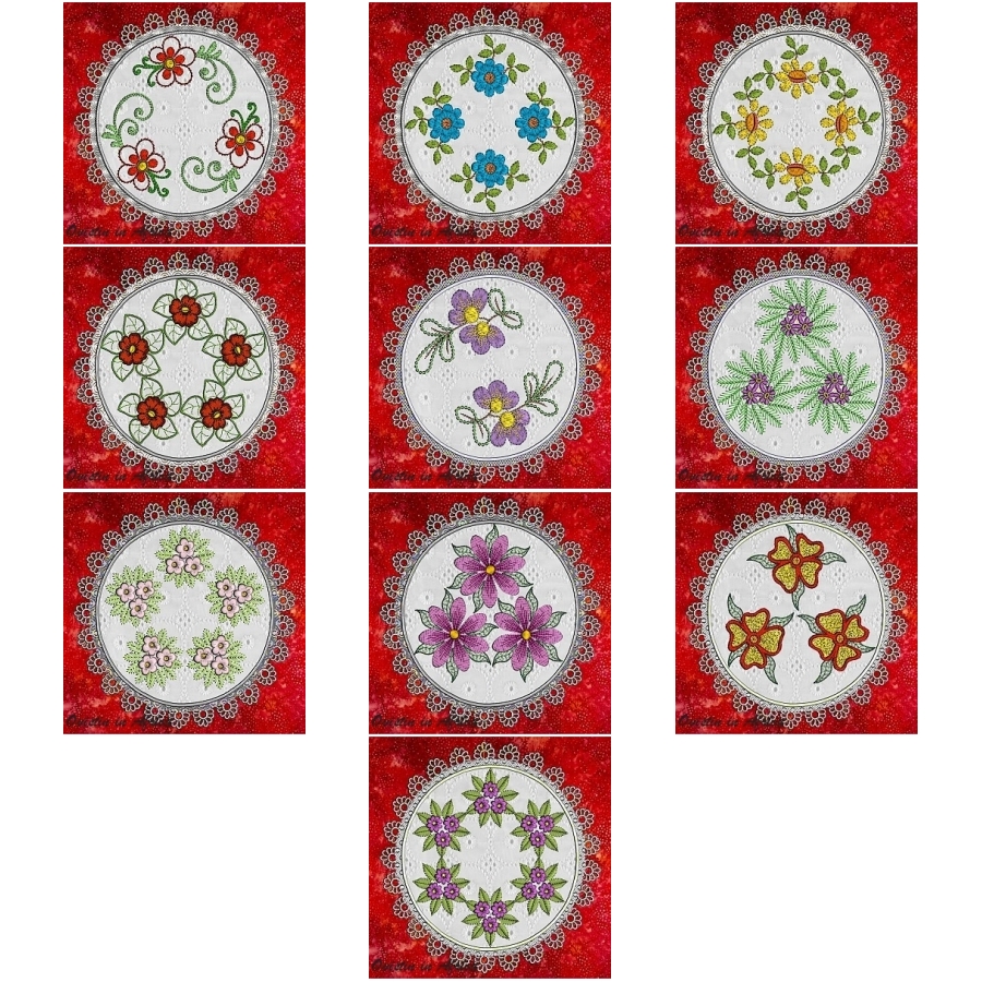 FSL Edge Pillow or Doily Set 2 