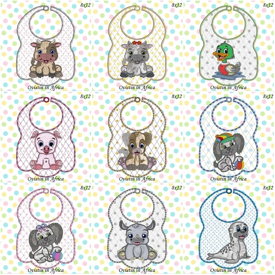 Forever Adorable Baby Bibs Large 