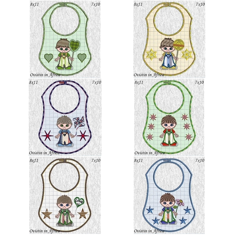 Bettys Dolly Bibs 4 Boys 