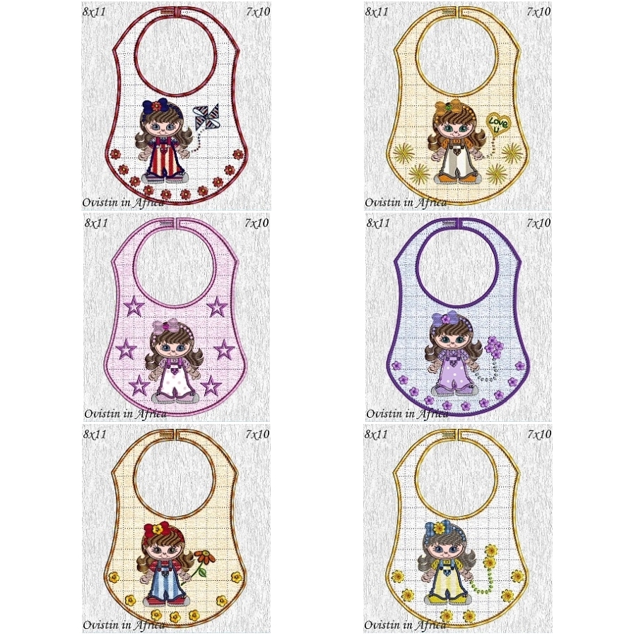 Bettys Dolly Bibs 4 Girls 