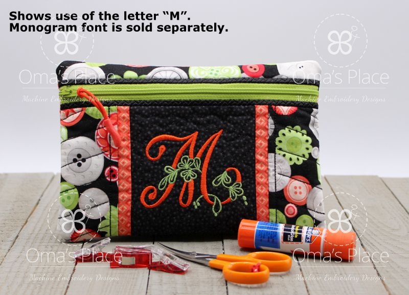 Monogram Zip Bag-3