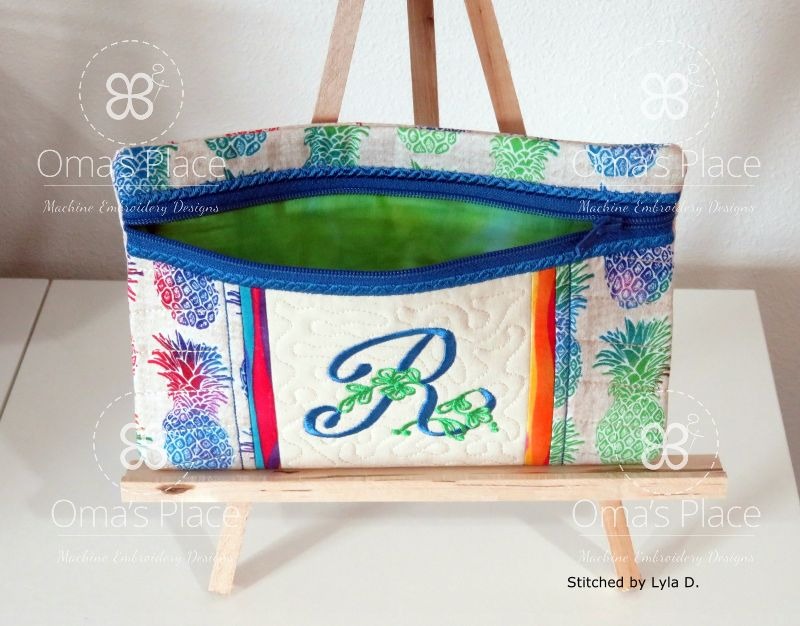 Monogram Zip Bag-10