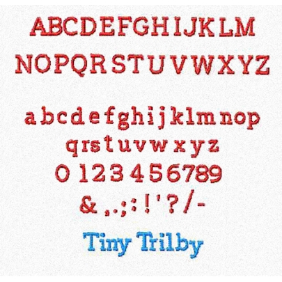 Tiny Trilby Font -3