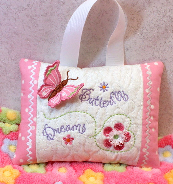 Butterfly Dreams Pillow ITH -3