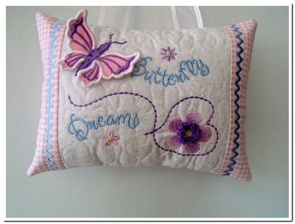 Butterfly Dreams Pillow ITH -7