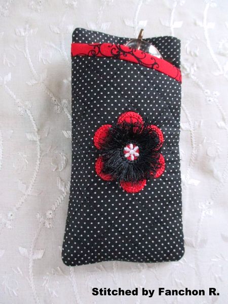 Floral Eye Glasses Case ITH -3