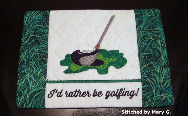 Golf Mug Rug -6