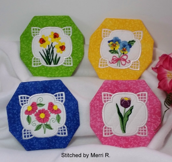 Floral Coasters -4