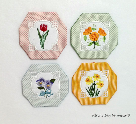Floral Coasters -9