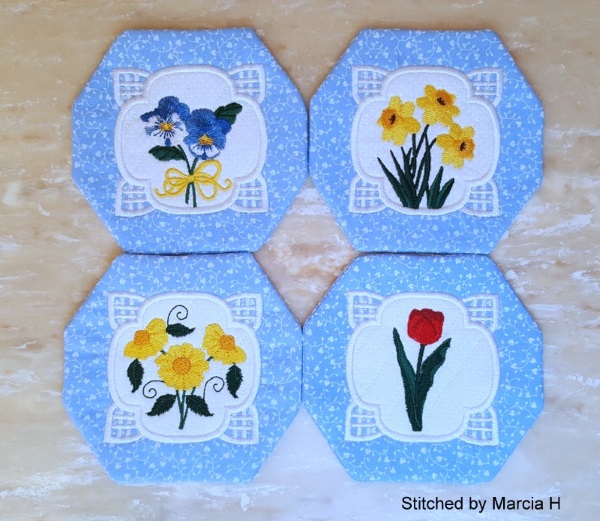 Floral Coasters -11