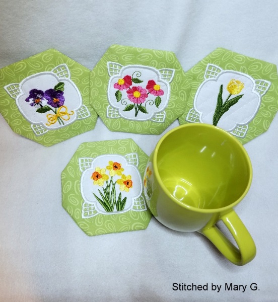 Floral Coasters -12