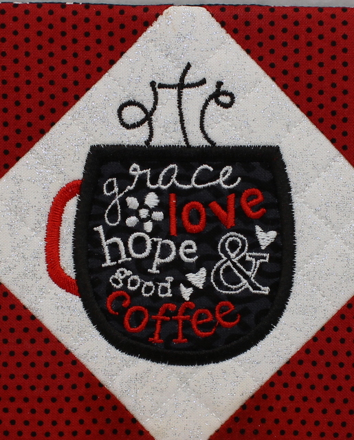 Applique Grace Coffee Cup-3