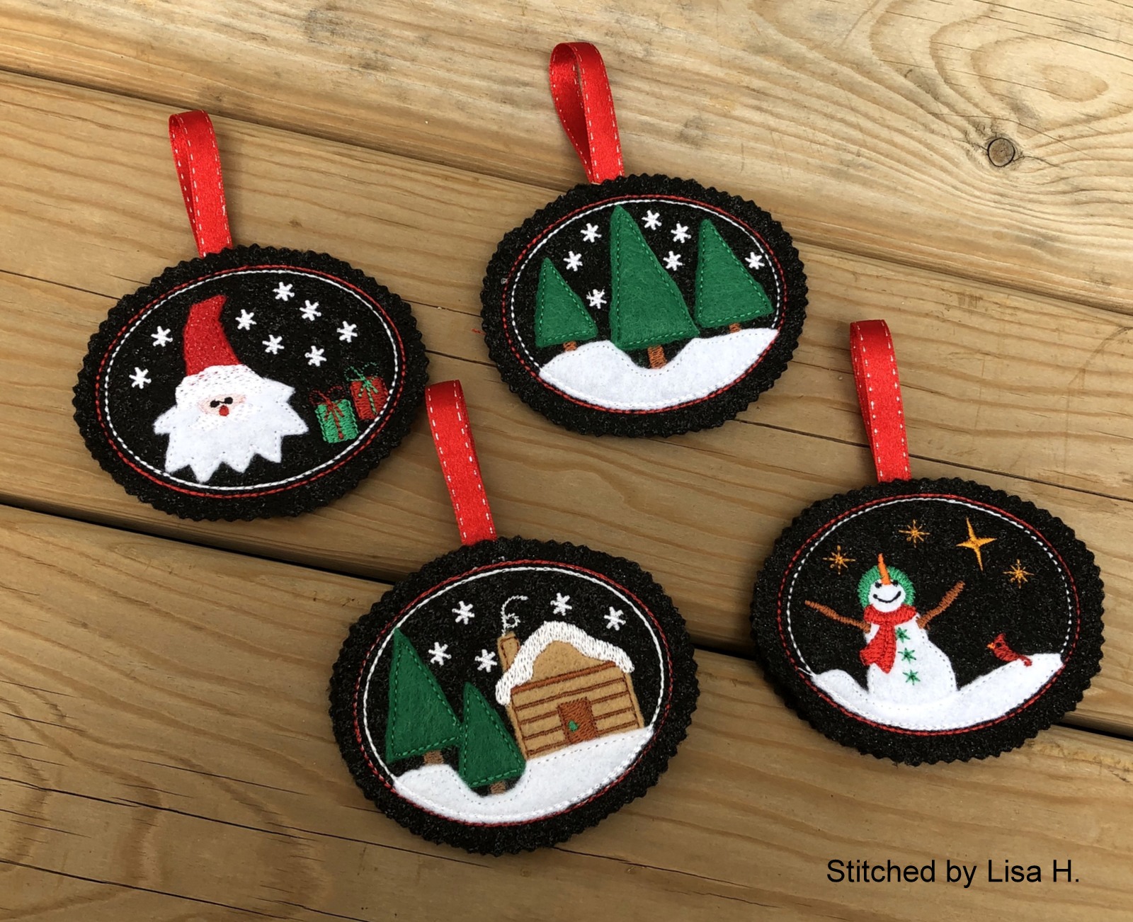 Applique Felt Ornaments OregonPatchWorks