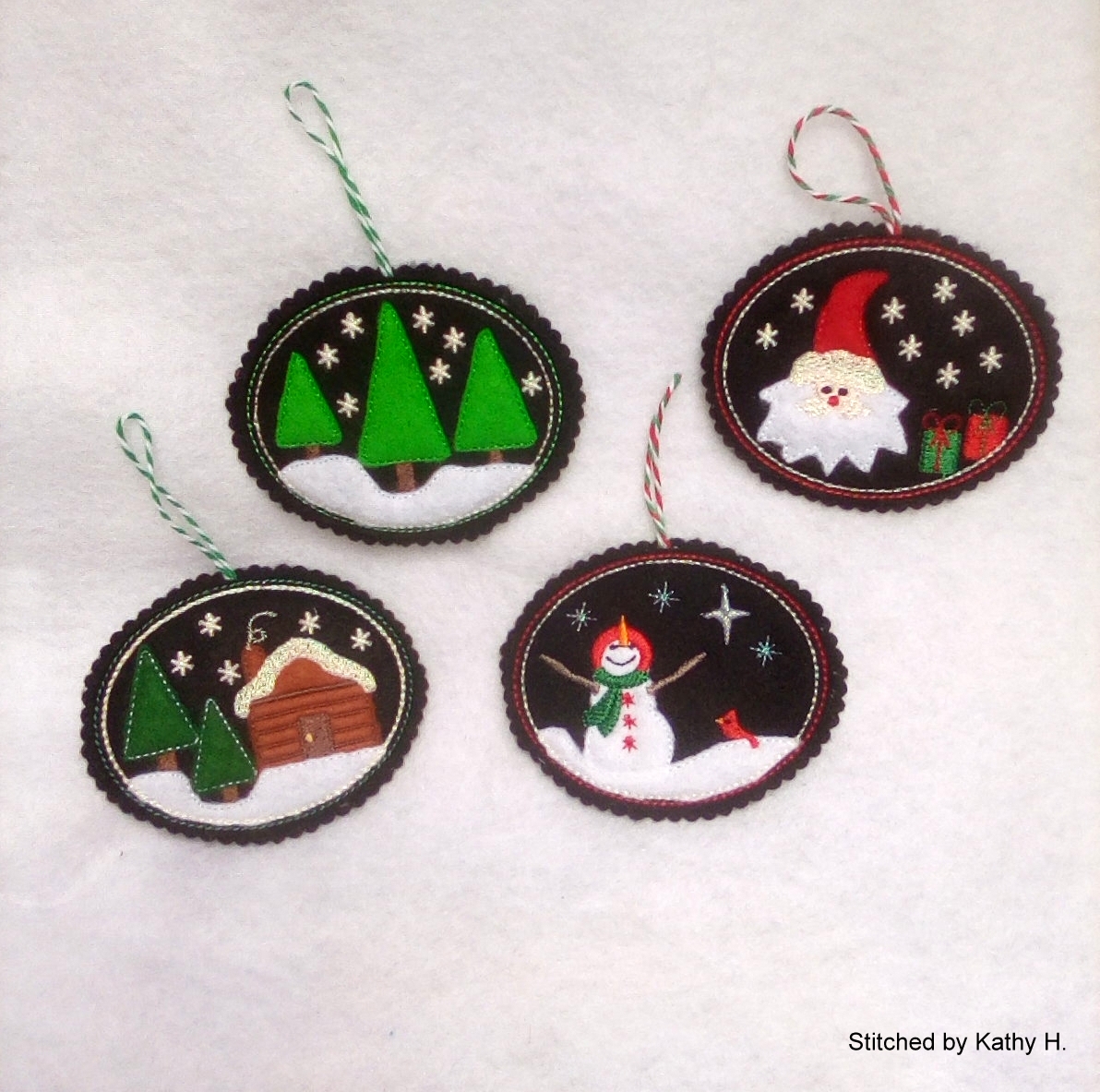 Applique Felt Ornaments OregonPatchWorks