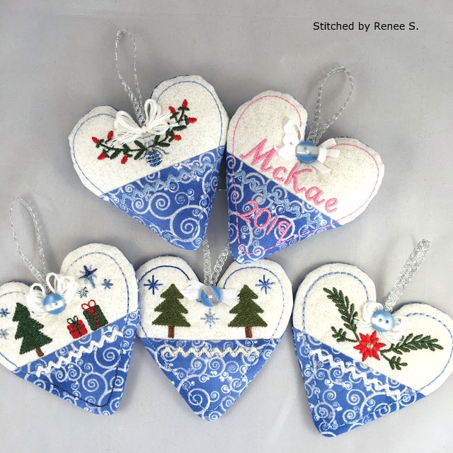 Christmas Heart Ornaments-4