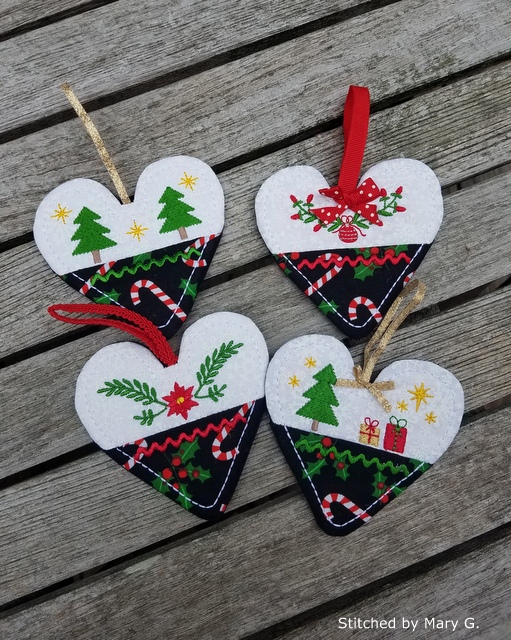 Christmas Heart Ornaments-7