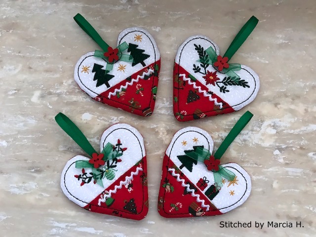 Christmas Heart Ornaments-8
