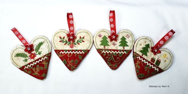 Christmas Heart Ornaments-12