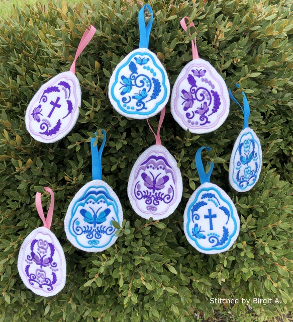 Easter Felt Ornaments-12