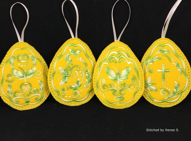Easter Felt Ornaments-13