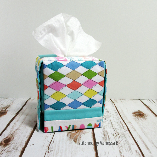 Monogram Tissue Box Covers OregonPatchWorks