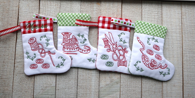 Sewing Themed Stockings-3