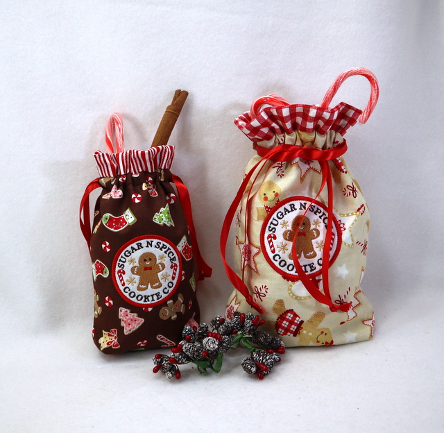 Cookie Drawstring Bag Set OregonPatchWorks