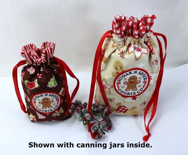 Cookie Drawstring Bag Set OregonPatchWorks