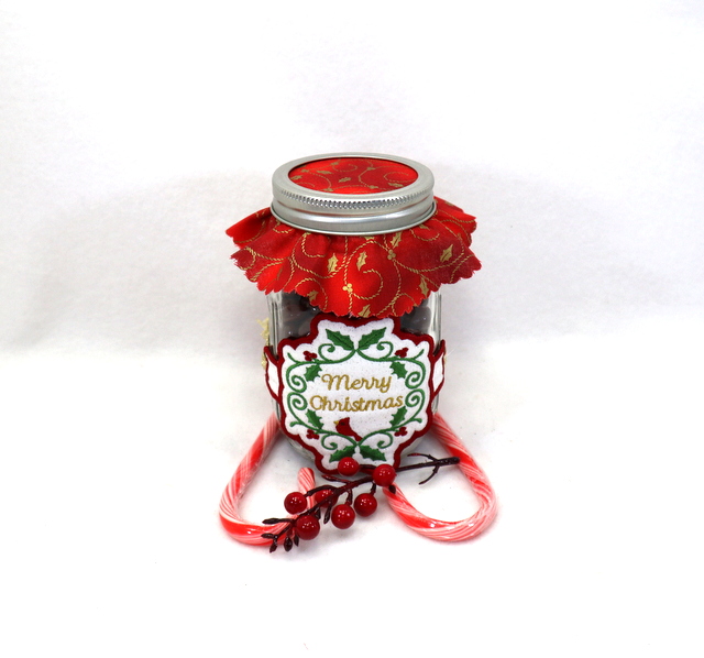 Merry Christmas Jar and Candle Hugger-4