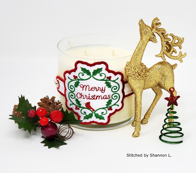Merry Christmas Jar and Candle Hugger-5