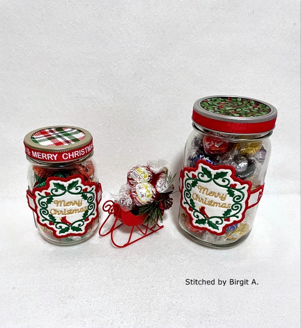 Merry Christmas Jar and Candle Hugger-7