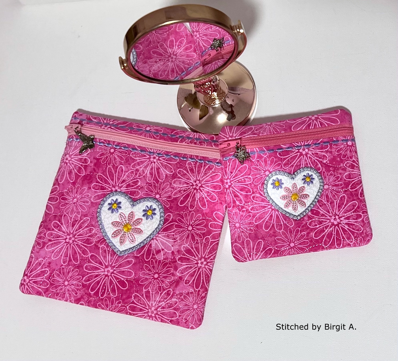 Daisy Heart Bag (2 sizes!)-3