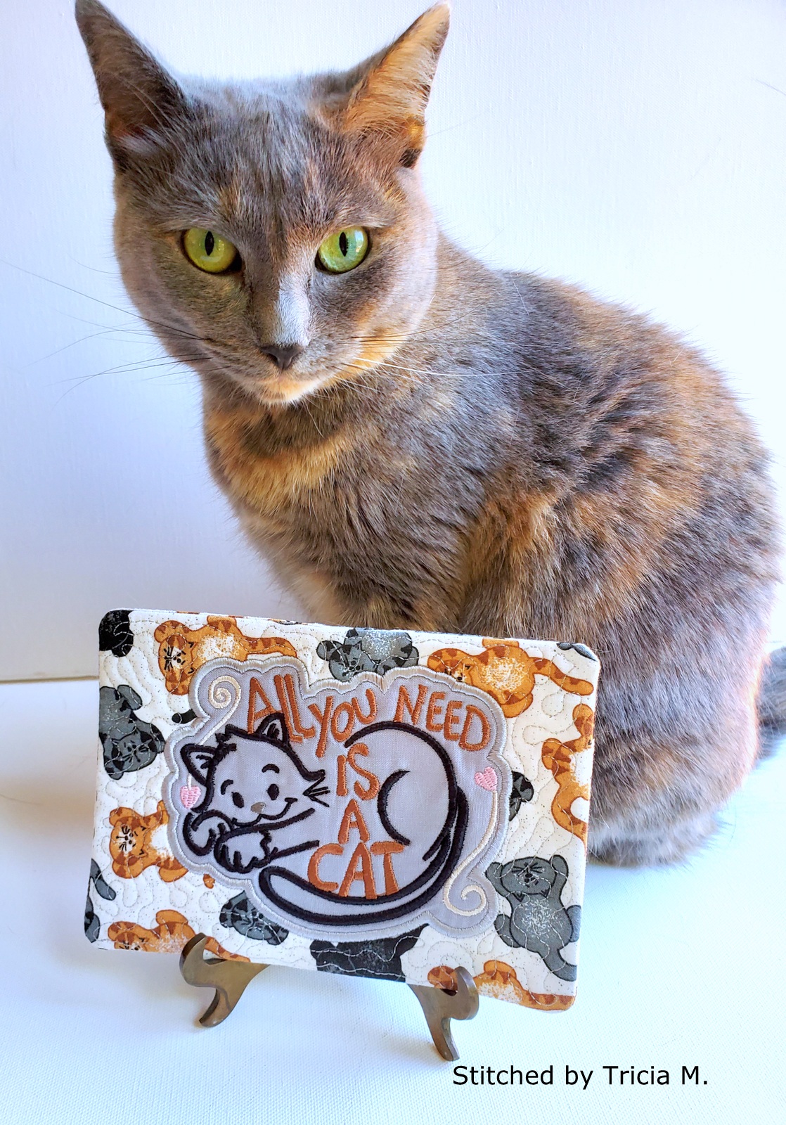 All You Need is a Cat Mug Rug-5