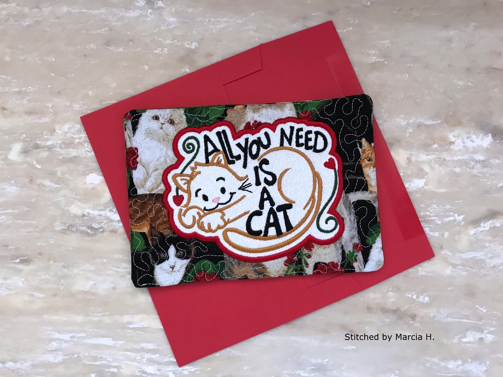 All You Need is a Cat Mug Rug-6