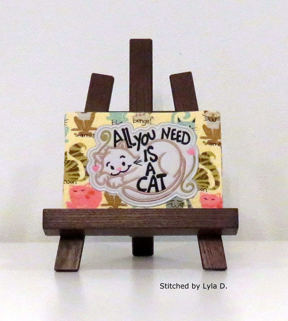 All You Need is a Cat Mug Rug-7