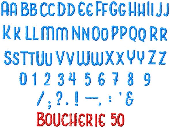 Boucherie Sans (1/2 inch) Font-3