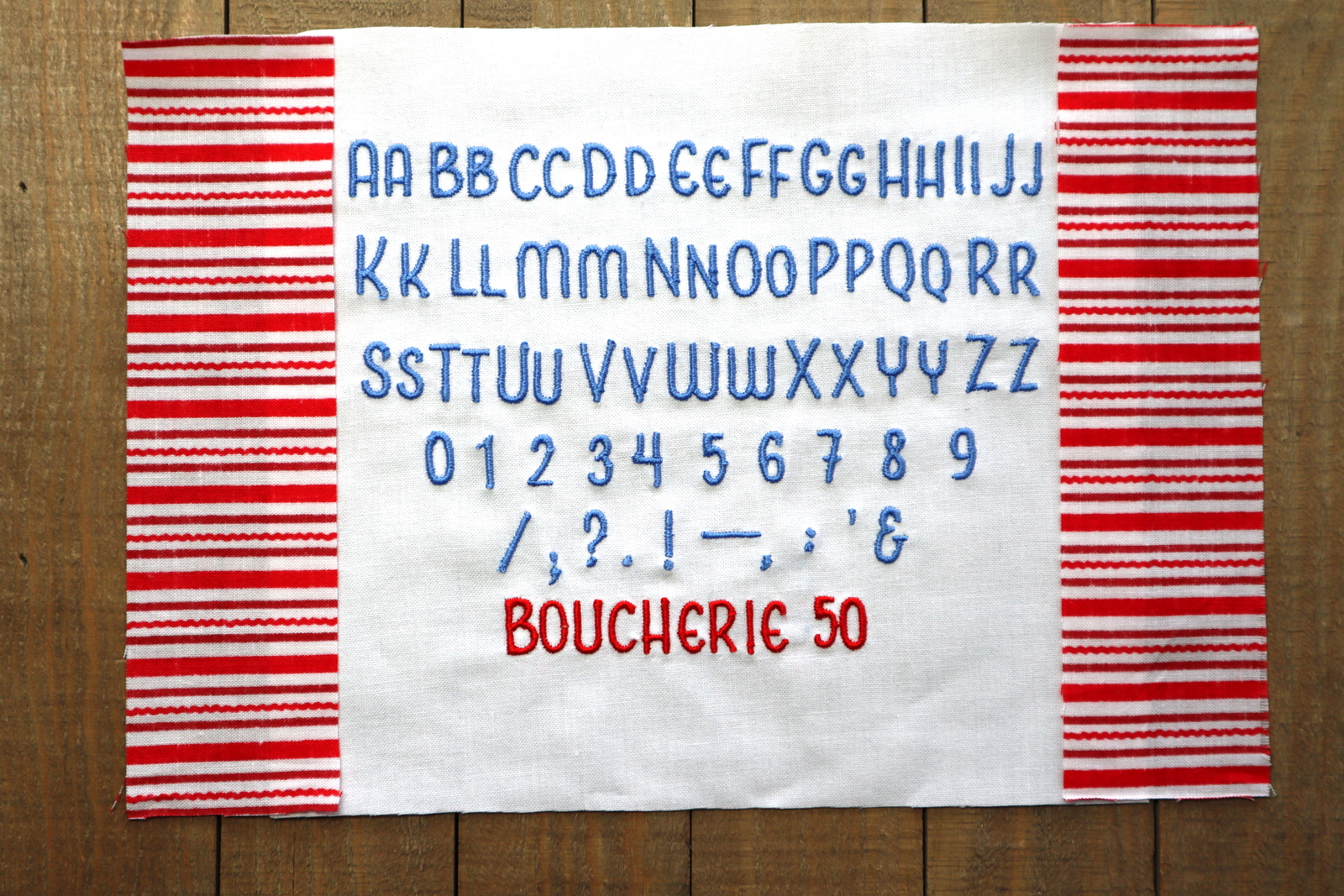 Boucherie Sans (1/2 inch) Font-4